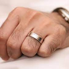 خاتم فضة بسيط